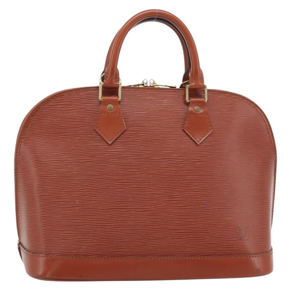 Louis Vuitton Epi Alma Handbag Brown